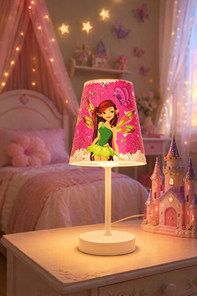 Vivido Home Fairy Girl's Room Lampshade, Table Lamp