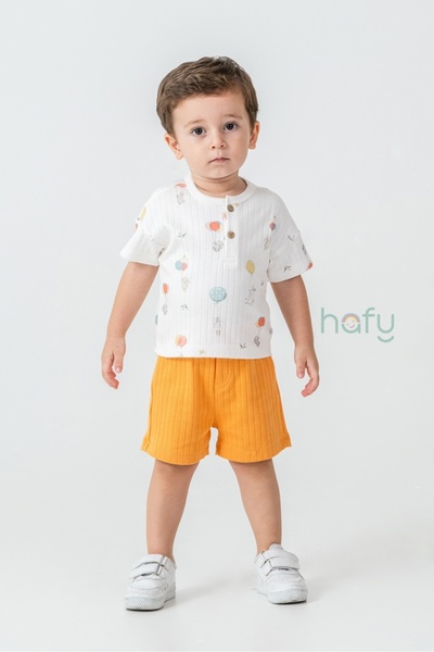 HAFY BABY Colorful Balloon Patterned, Summer Boy/Baby Shorts Set