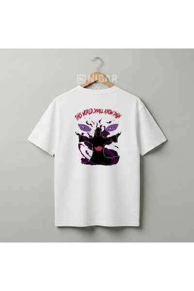 Grafftee Clothing Tricou unisex din bumbac cu design Naruto |   Țesătură prem...