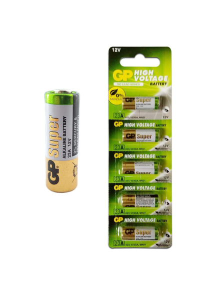 GP 23A 12V Kalin Alarm Pili (5'li Paket)