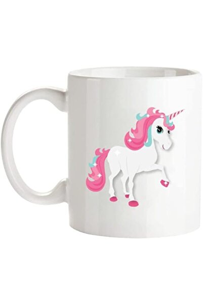 MECKSA MEC Unicorn Design Porcelain Coffee Cup