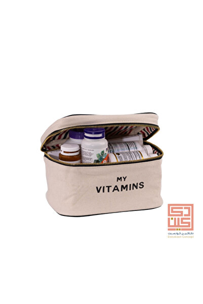 Dakakeen Concept Dakakeen Al Khair Vitamin Storage Bag – Compact Durable Cott...