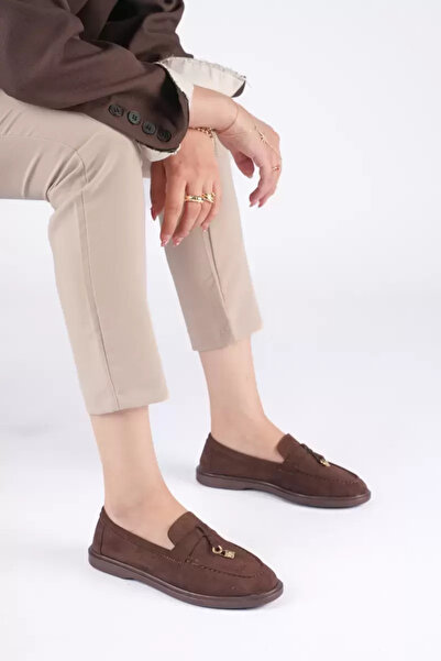 Belinora Γυναικεία παπούτσια από καστόρι Bitter Brown Daily TR27MS10D