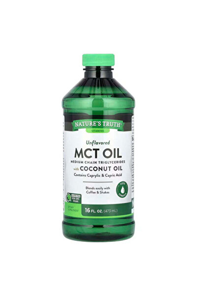 Nature's Truth MCT Oil with Coconut Oil Capric Acid 473 ml
