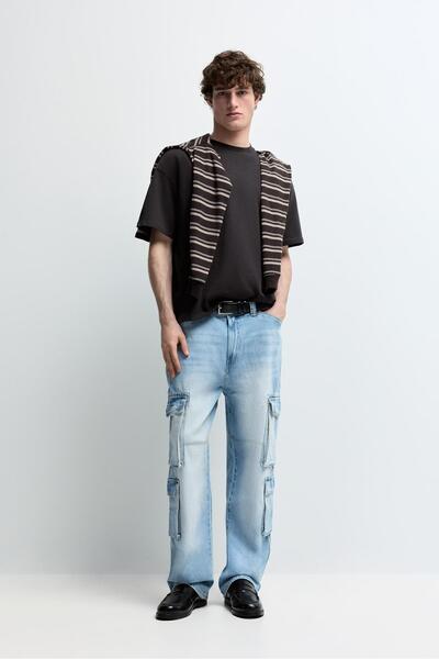 LEFTIES Relaxed fit multi kargo jean