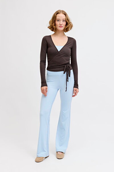 Jack & Jones Γυναικείο κολάν γιόγκα με ψηλή μέση, από ύφασμα interlock, ελαστ...