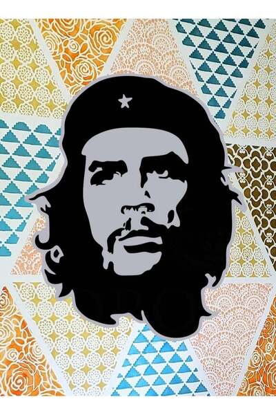 Droplyte Che Guevara Wall Stickers Vinyl Self Adhesive Wallpaper For Livingro...
