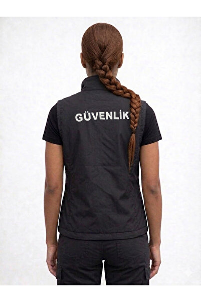 ARTHUR Özel Güvenlik Yeleği - Ön Yazılı, Nakışlı, Su İtici 3 Cepli Yazlık Kad...