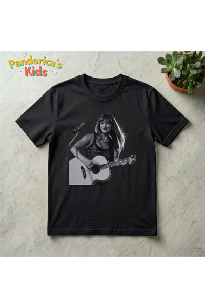 Grafftee Clothing Tricou unisex pentru copii din bumbac cu design Taylor Swif...