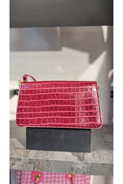 LOVELYSTORE Γυναικεία μίνι τσάντα χειρός και ώμου με σχέδιο κροκόδειλου, 3 θέ...
