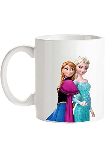 MECKSA MEC Porcelain Coffee Cup with Frozen Sisters Design