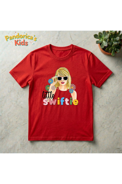 Grafftee Clothing Tricou unisex pentru copii din bumbac cu design Taylor Swif...