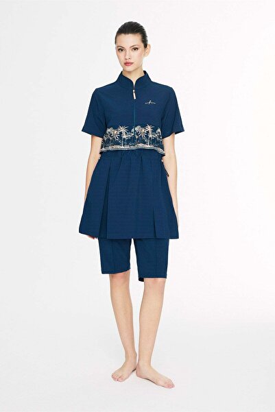 Haşema Λιτά μαγιό - Μπλε - Χρωματιστό