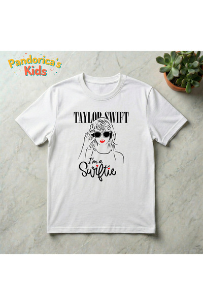 Grafftee Clothing تي شيرت Pandorica's TAYLOR SWIFT Design "I'm a Swiftie" مطب...