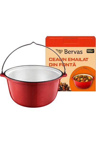 Bervas Εμαγιένιστο Μαντεμένιο Καζάνι 10,8 Λίτρα