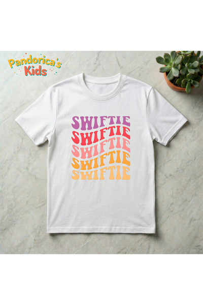 Grafftee Clothing Tricou unisex pentru copii din bumbac cu design Taylor Swif...
