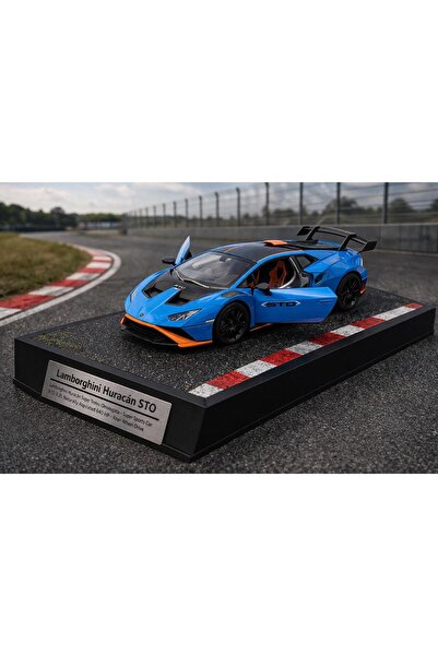 scntoys Lamborghini Huracan STO Diecast Model Araba Açılan Kapılar Mavi 1:32 ...