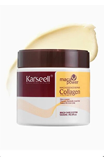 KARSEELL Kolajen saç bakım maskesi maça özü onarıcı 500ml