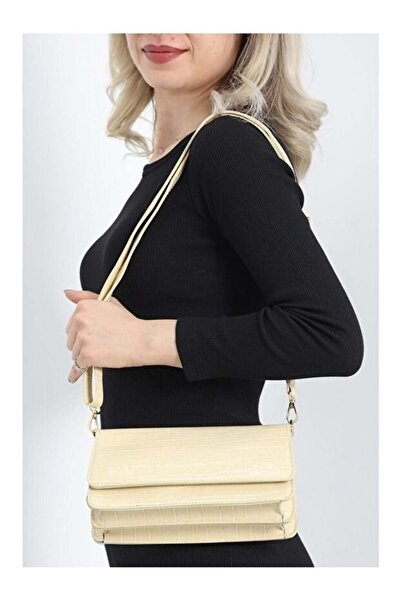 LOVELYSTORE Γυναικεία μίνι τσάντα χειρός και ώμου με σχέδιο κροκόδειλου, 3 θέ...