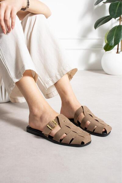 HFKY Γυναικείες παντόφλες. Παντόφλες με κλειστή μπροστινή πόρπη. Καθημερινές ...