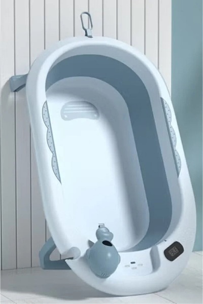 Fun Moment حوض استحمام قابل للطي للأطفال مع مقياس حرارة