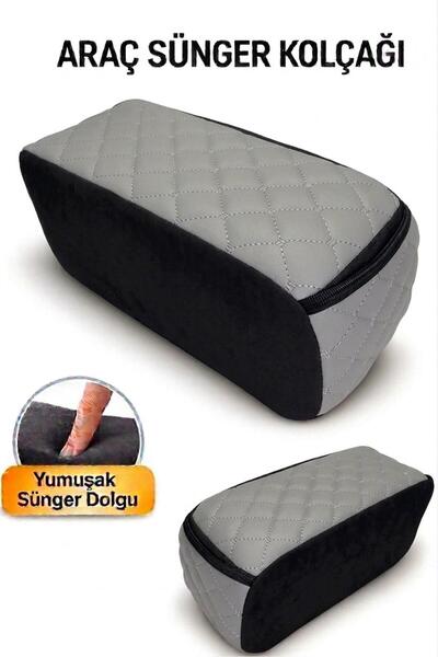 Ecarteks Lüks Oto Kolçak Kol Dayama Koltuk Arası Organizer Cepli Vidasız Mont...