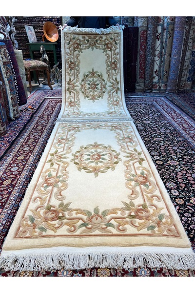 RD RAMAZAN DAĞ EL HALI SANATI El Dokuma Kabartmalı Çin Halısı Birinci Sınıf K...