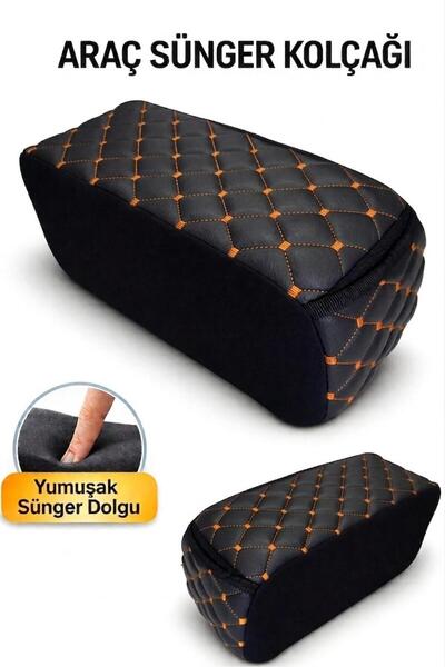 Ecarteks Lüks Oto Kolçak Kol Dayama Koltuk Arası Organizer Cepli Vidasız Mont...