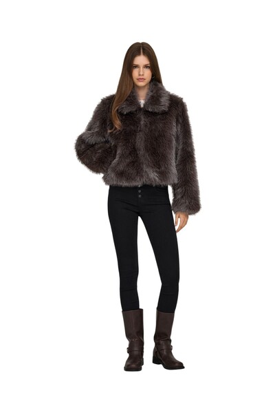 ONLY Γυναικείο παλτό από συνθετική γούνα Onlmanny 15322406