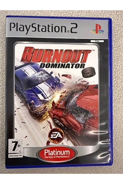 EA ps2 BURNOUT DOMINATOR orjinal oyun full içerik 10/10 disk kondüsyonu