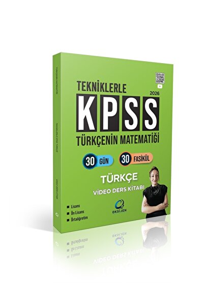 Türkçenin Matematiği 30 GÜNDE TEKNİKLERLE KPSS TÜRKÇE -