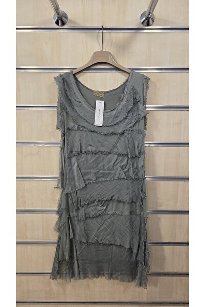 Park Moda Ιταλικό κοντό μεταξωτό φόρεμα στενής γραμμής