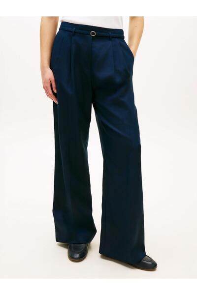 Tommy Hilfiger LINEN BLEND WIDE LEG