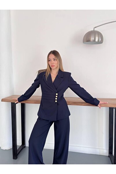 Ekim Store Σετ με δύο μπλέιζερ με κουμπιά και πλαϊνό κλείσιμο