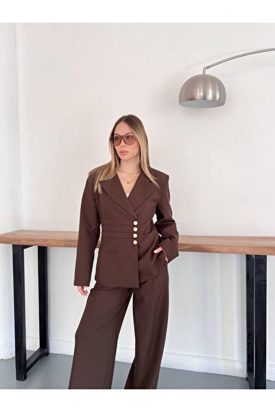 Ekim Store Σετ με δύο μπλέιζερ με κουμπιά και πλαϊνό κλείσιμο