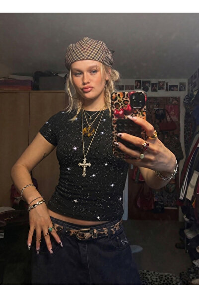 Toum Cris Sim Λεπτομερές T-shirt ολόσωμης μπλούζας