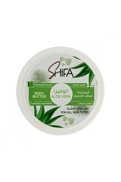 Shifa شفا كريم زبدة مرطب ومبييض للجسم بالصبار من شفا 200 مل
