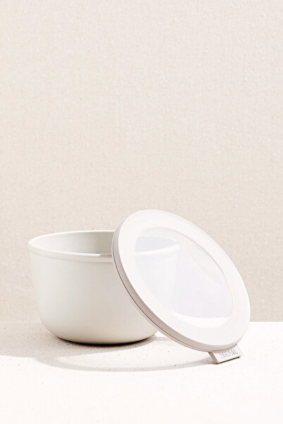 Paşabahçe Cirqula Round Storage Container 1 L Gray - 1 Piece