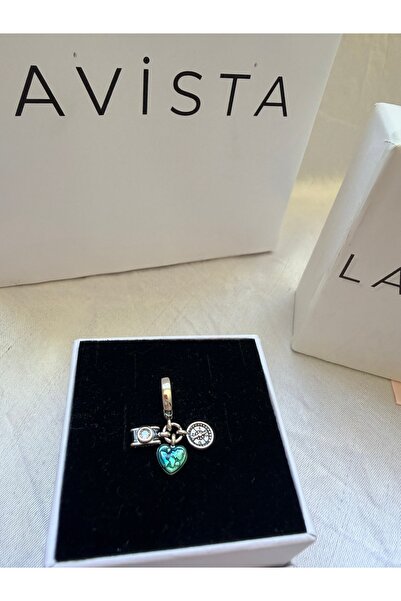 Lavista Silver Kamera Pusula 3’lü Gümüş Charm’ı
