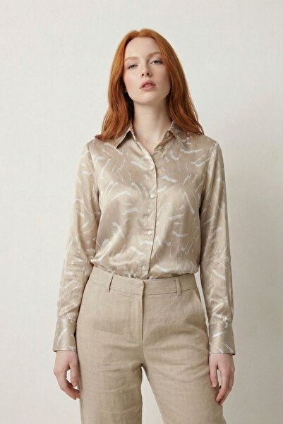 Hiccup Πουκάμισο με αφηρημένο σχέδιο και κουμπιά MY FASHION