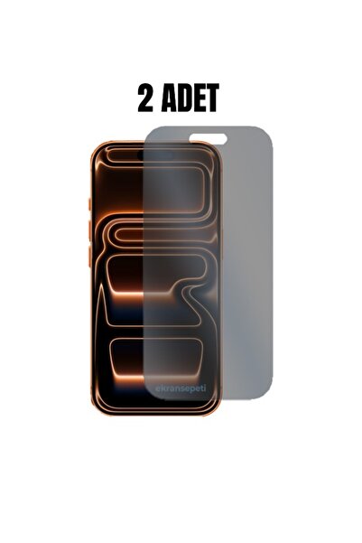 ekransepeti İPHONE XS MAX UYUMLU 2 ADET MAT HAYALET 9H NANO KIRILMAZ CAM EKRA...