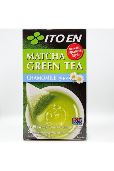 Green Tea شاي ماتشا ياباني (بالبابونج) ايتون أكياس هرمية