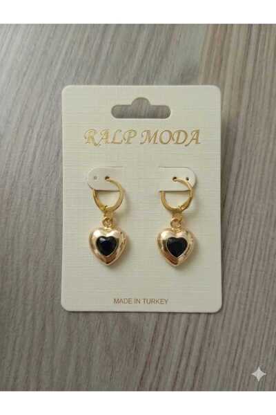Ralp Moda أقراط نسائية مرصعة بالأحجار الملونة - تصميم أنيق وراقٍ |
