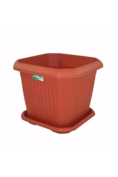 Olgun Home Balkon Saksısı Sebze Saksı 13 Litre Çiçek Saksı Kare Saksı 1 Adet