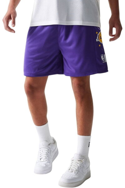 NEW ERA NBA Διχτυωτό σορτς LA Λέικερς - 60771596