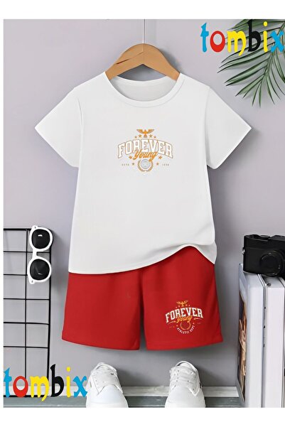 tombix Forever Printed T-Shirt Shorts Summer Children's Set