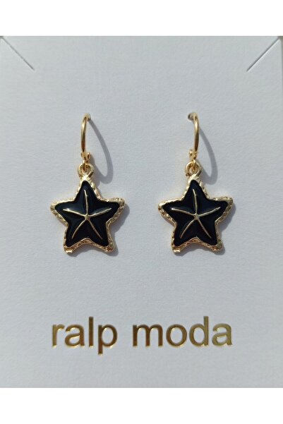 Ralp Moda أقراط نسائية مرصعة بالأحجار الملونة - تصميم أنيق وراقٍ |