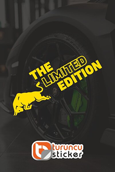 Turuncu Sticker Redbull The Limited Edition Sticker Etiket 20x6.5 cm – Araç –...