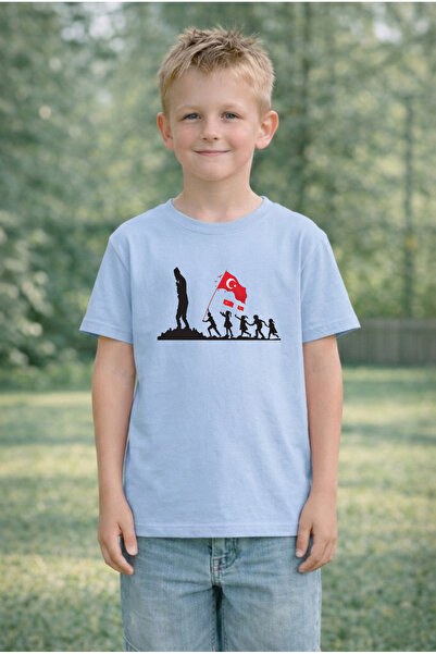 LORVEX Παιδικό μπλουζάκι 23 Απριλίου Μπλουζάκι για την Ημέρα της Κυριαρχίας κ...