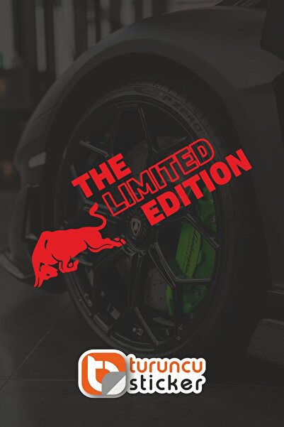 Turuncu Sticker Redbull The Limited Edition Sticker Etiket 20x6.5 cm – Araç –...